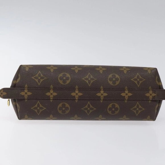 LOUIS VUITTON Monogram Trousse Demi Ronde Cosmetic Pouch M47520 LV Auth EC293 - Picture 6 of 16